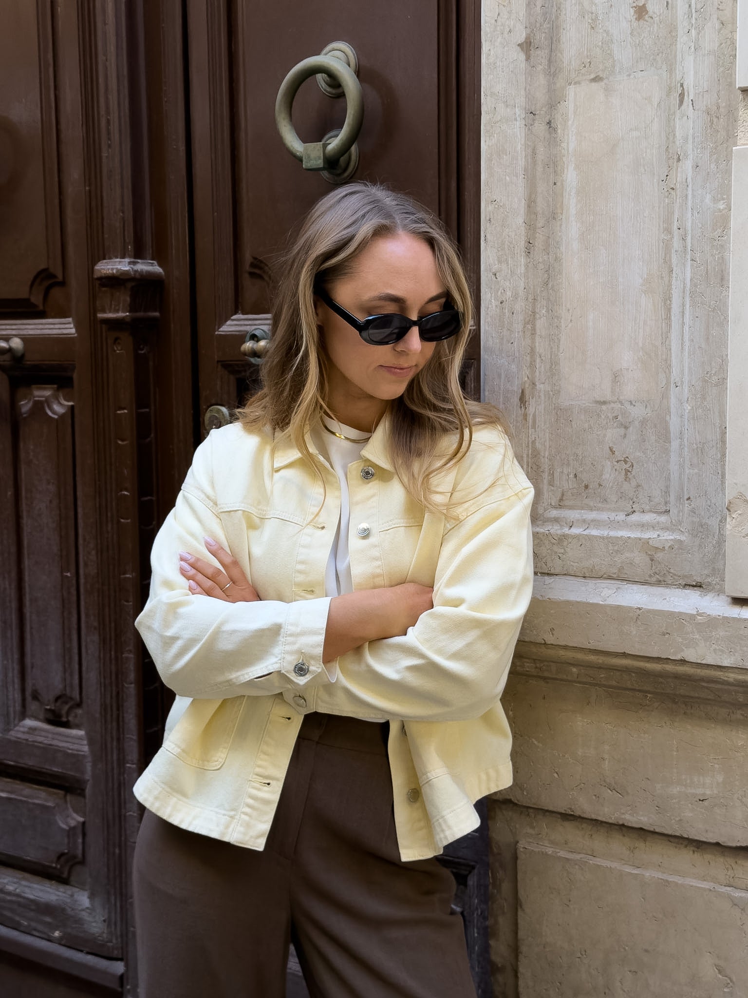 VMJAMIE Denim Jacket - Mellow Yellow